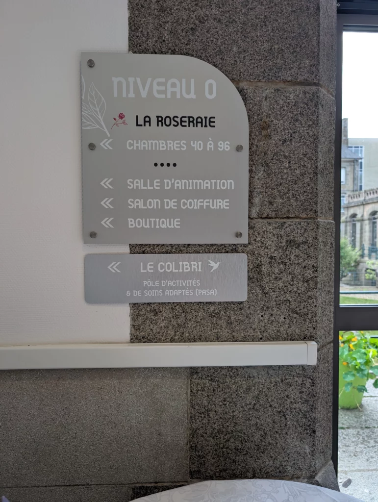 Signalétique plaque