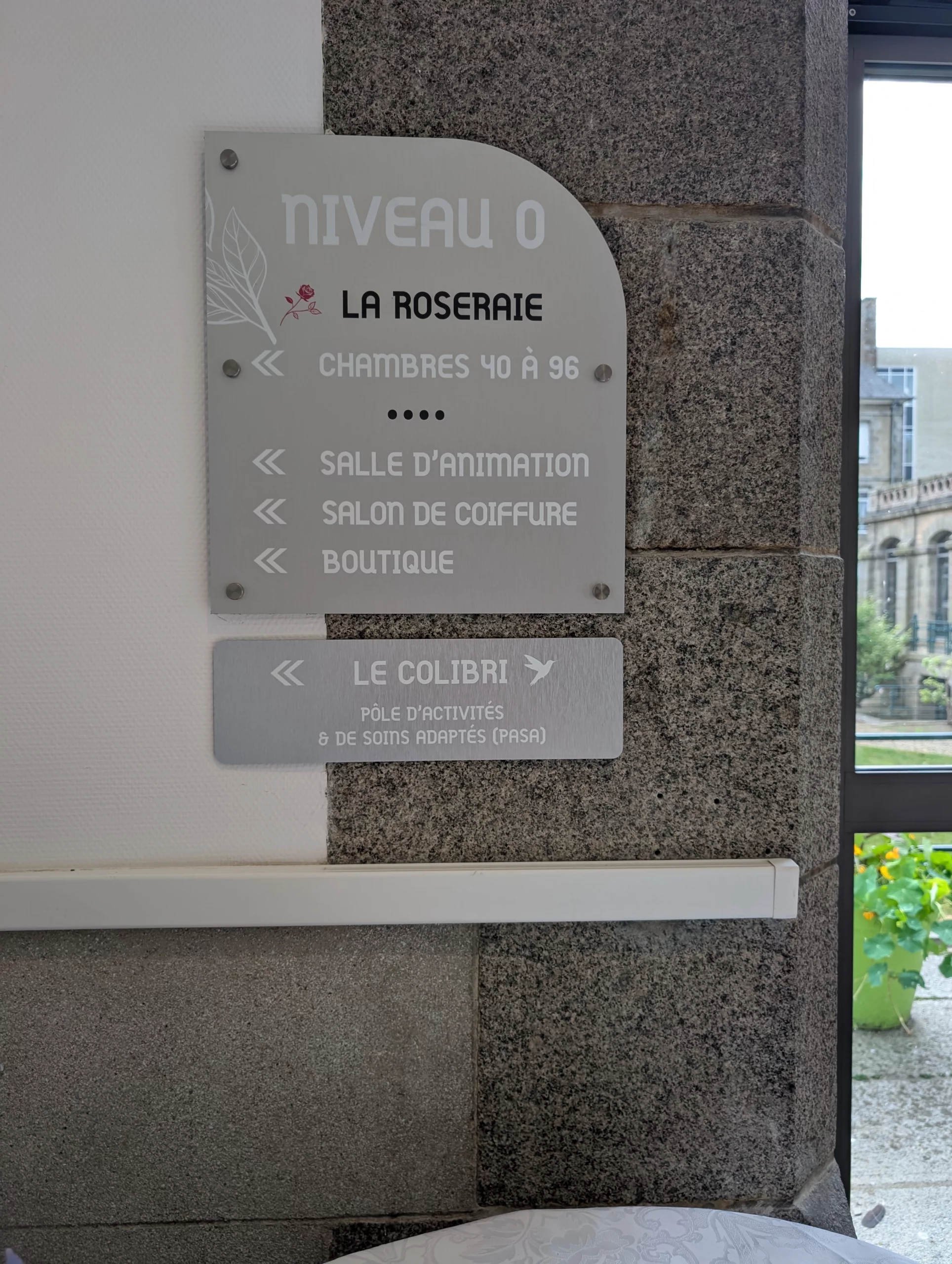 Signalétique plaque