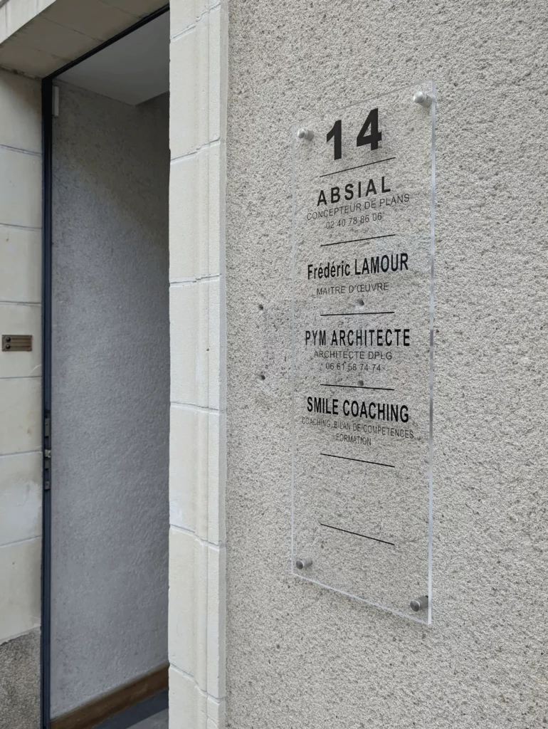 Signalétique rue
