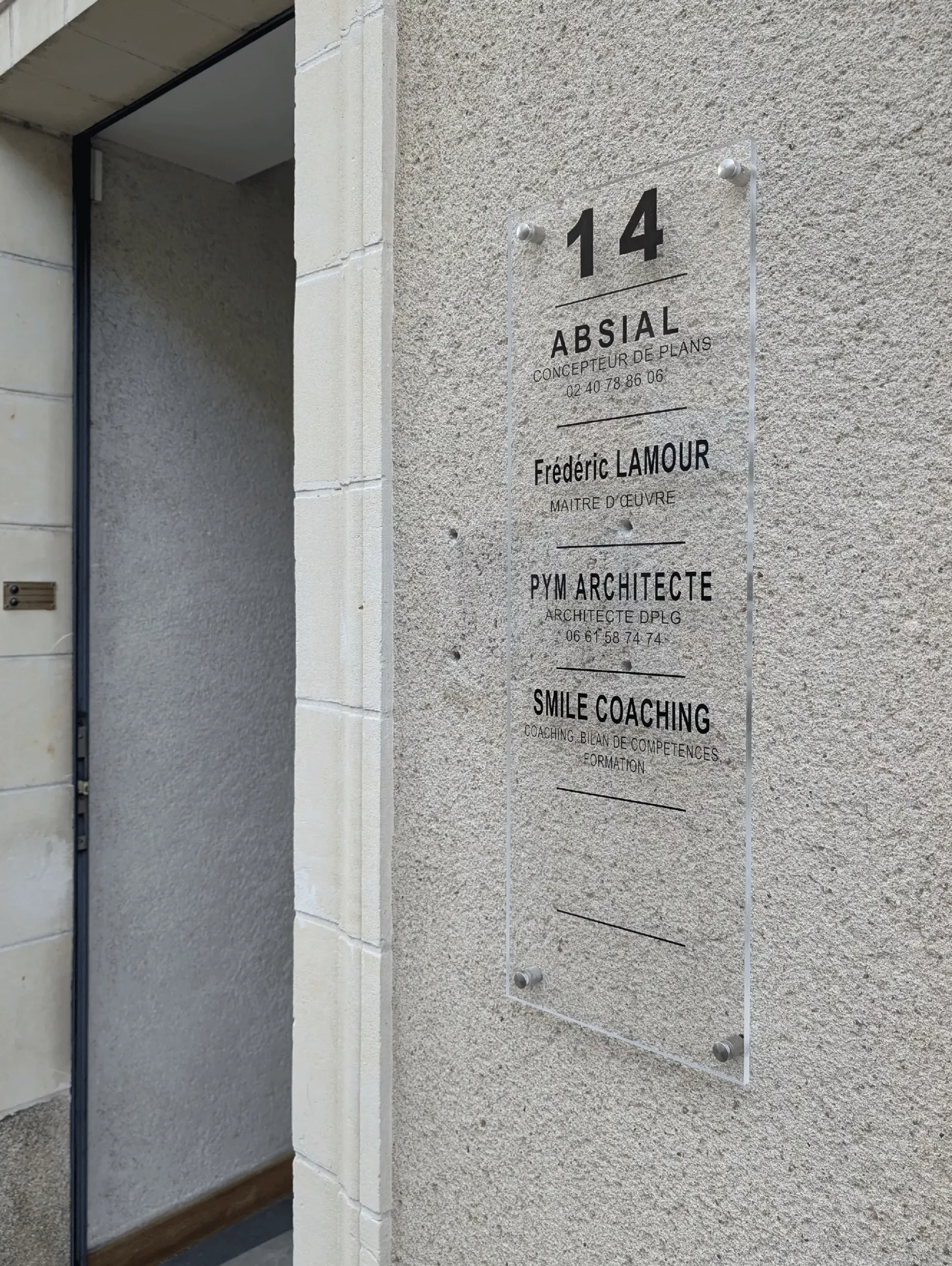 Signalétique rue