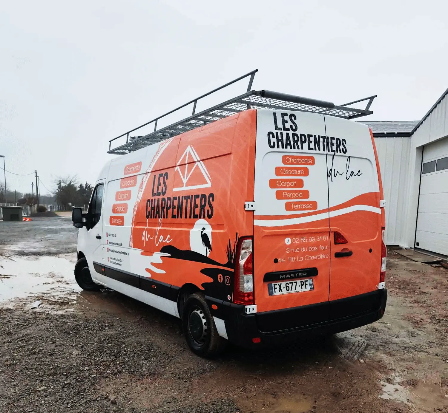 Covering véhicule Les Charpentiers
