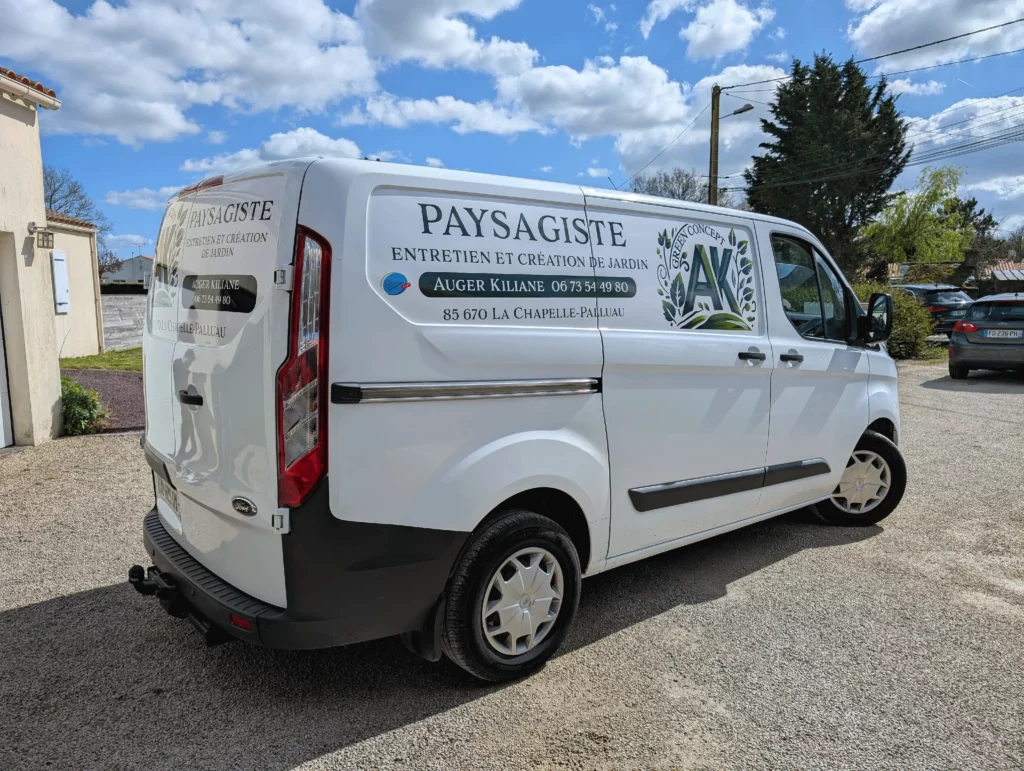 Covering Automobile van blanc