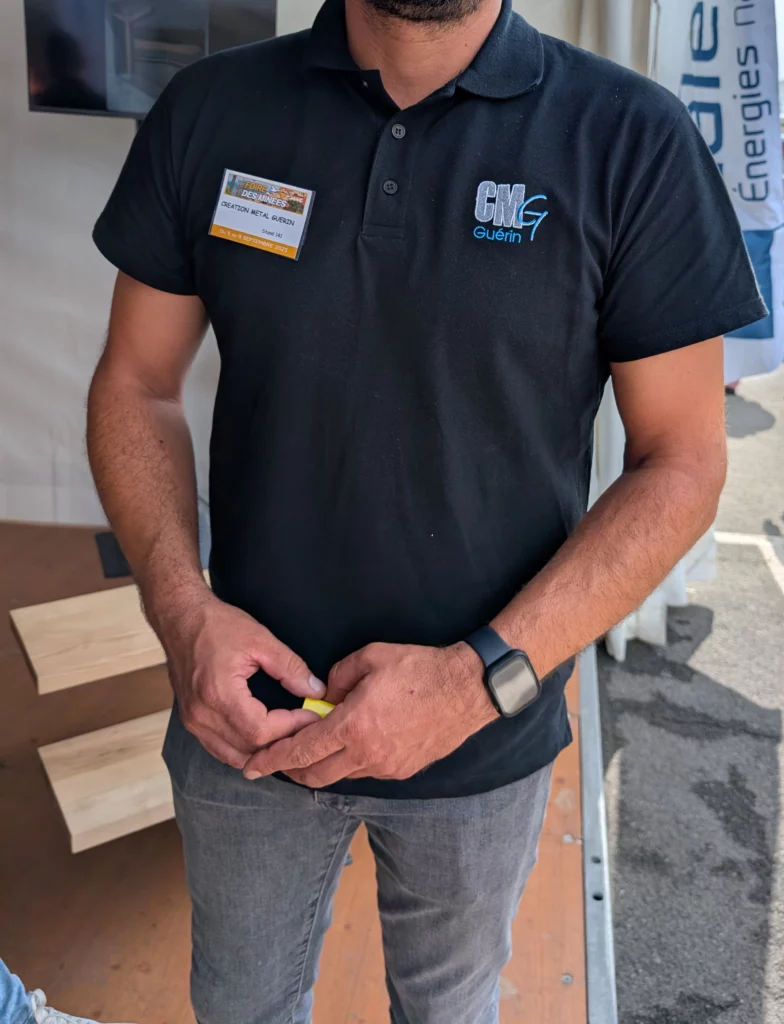 Polos brodés CMG