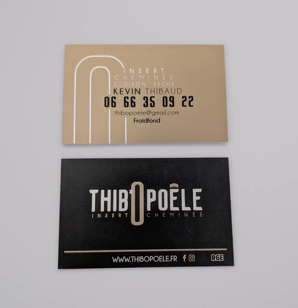 Cartes de visite Thibopoêle
