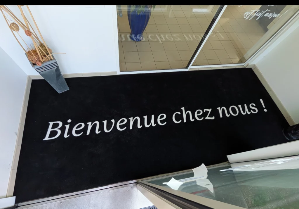 Tapis au bon accueil